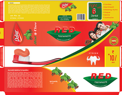 Dabur Red Paste Package ReDesign