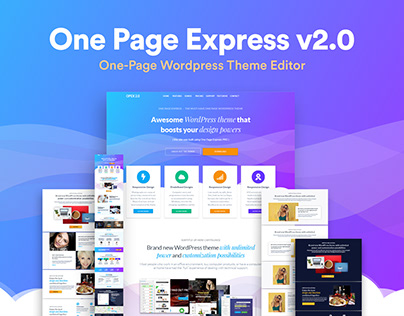 One Page Express Wordpress Theme