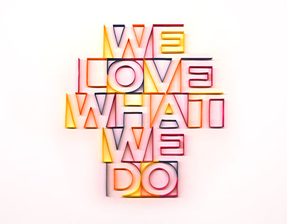 WE LOVE WHAT WE DO - WT Studios Poster