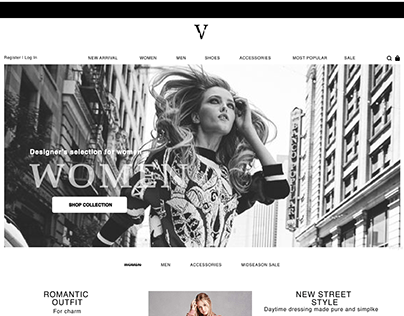 V Style - Cloths and Accessories ECommerce Website