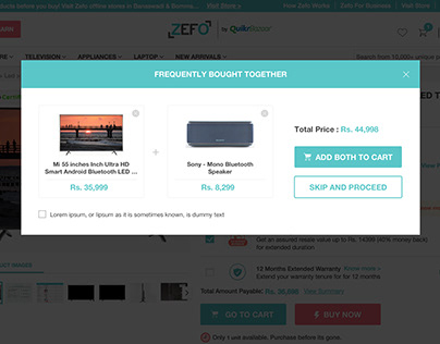 Zefo - Frequently Bought Together