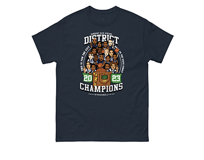 Sandusky Blue Streaks District Champion Shirts