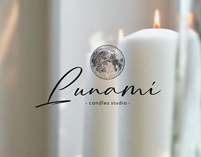 Логотип свечей Lunami