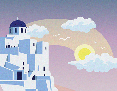 Project thumbnail - S for Santorini - Illustrator Advanced (SoftUni)