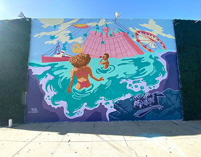 Long Beach MMD Mural - Atlantic Ave
