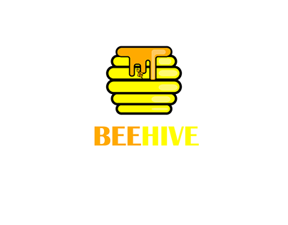 honeybee hive logo