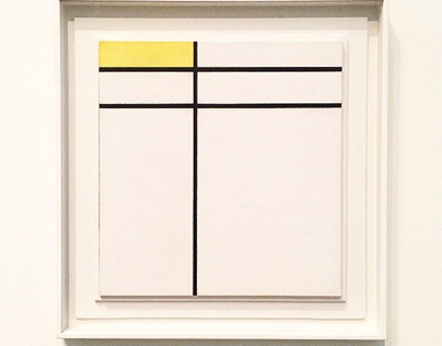 Piet Mondrian - Double Line