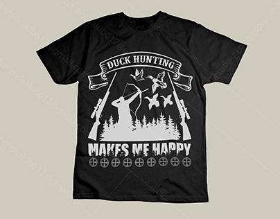 Custom Hunting T-Shirt Design