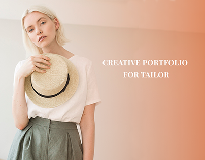 Portfolio website for tailor