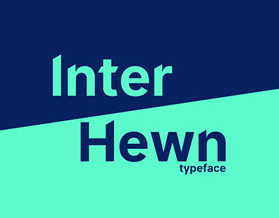 Inter Hewn Typeface