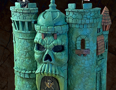 Scratch-built Castle Grayskull