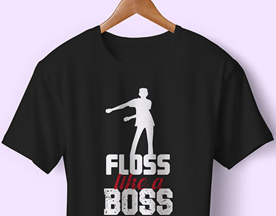 Floss Like a Boss T-Shirt Design
