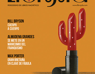 Cover illustration for Librújula Magazine
