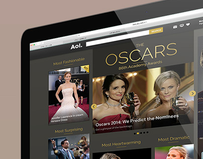2014 Oscars Academy Awards Page on AOL