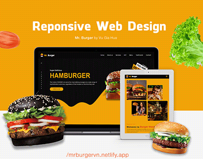 Mr. Burger - Website Design