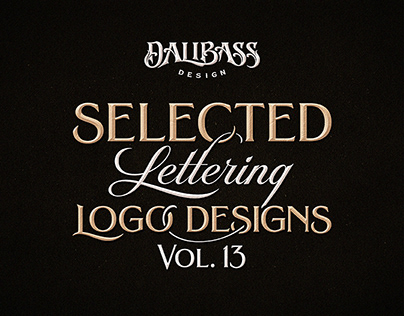 Lettering Logo Design, Vol. 13