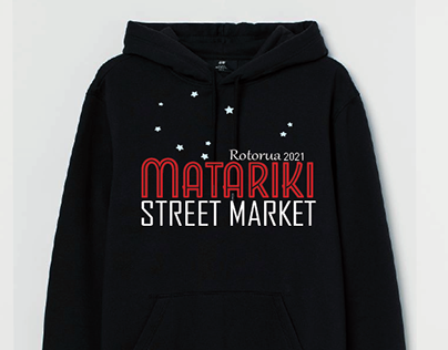 Matariki Street Market Hoodie design