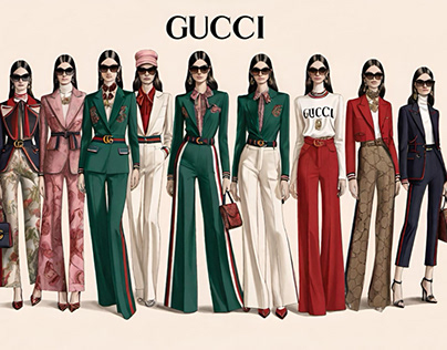 Gucci fashion illustration