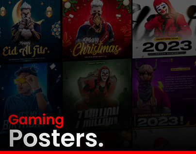 Project thumbnail - Gaming Posters | Vol. 1
