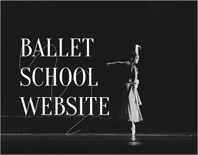 Landing Page for Ballet School