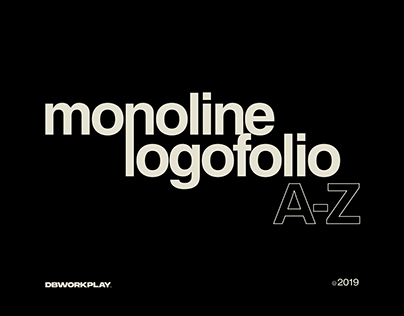 Monoline Logomarks A-Z