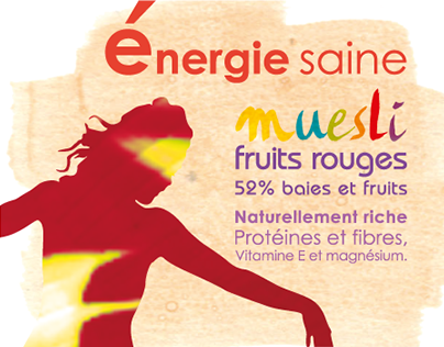 Muesli fruits rouges : l'énergie saine