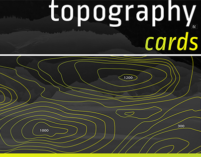 Business Card Design for a Topography Firm