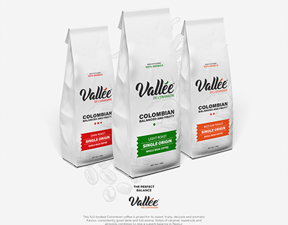 Project thumbnail - Vallée Verte Coffee Branding & Packaging Deising