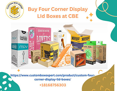 Buy Four Corner Display Lid Boxes At CBE