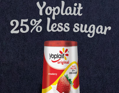 Yoplait- 25% Less Sugar- Digital Banners