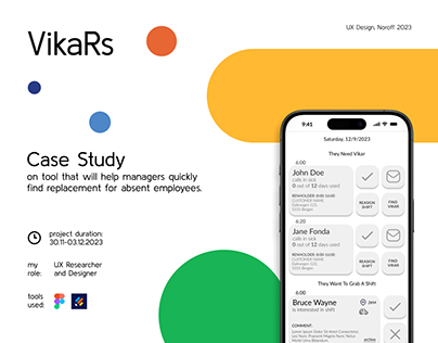 VikaRs - finding replacement for absent employees