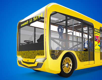 Inti. Electric-Solar bus