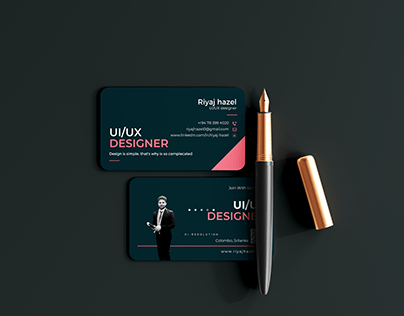 Business card for ui/ux designer