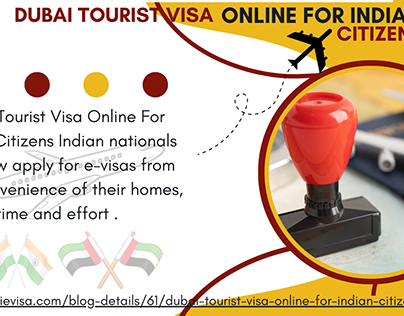 Dubai Tourist Visa Online For Indian Citizens