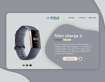 Fitbit Product Page