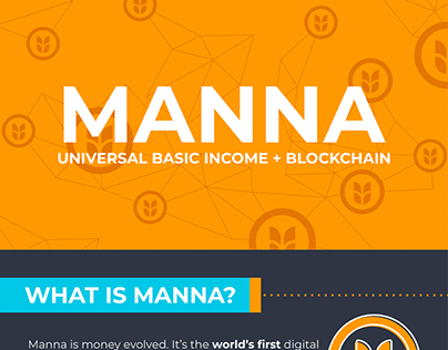 Manna cryptocurrency infographic