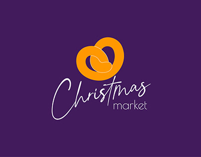Christmas market Logo and brand identity