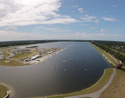 Nathan Benderson Park from the air