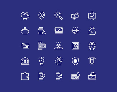 Finance Vector Line Icons