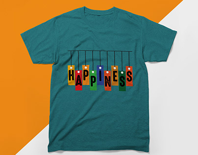 Happiness T-Shirt Design