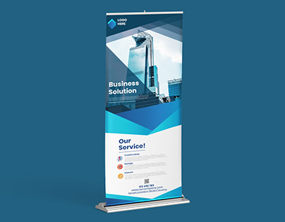 Company roll up banner
