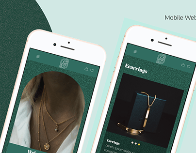 E-commerce | mobile jewelery shop | UX UI case study