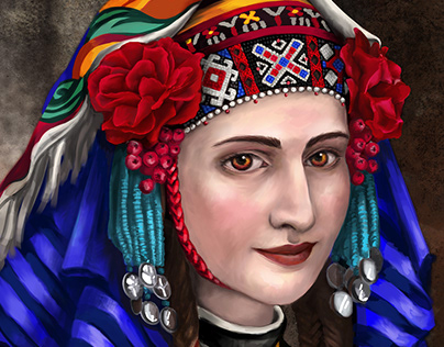 Portrait of a bulgarian girl