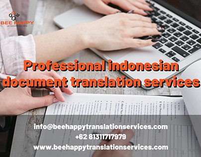 Professional indonesian document translation|BeeHappy