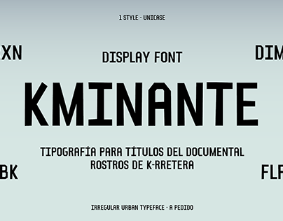 Kminante Unicase / Font