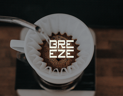 BREEZE Coffeeshop | Logo and product design