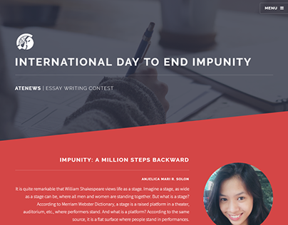 End Impunity Essay Writing Contest