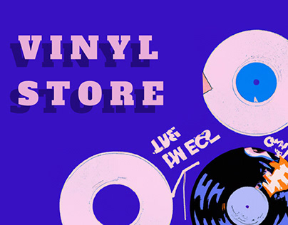 vinyl records store (online store)