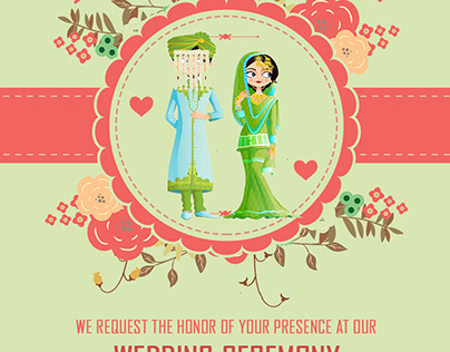 Animated wedding card