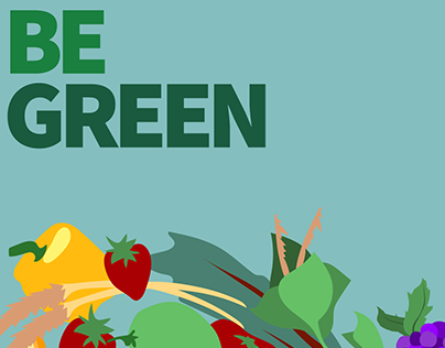 Be Green Posters